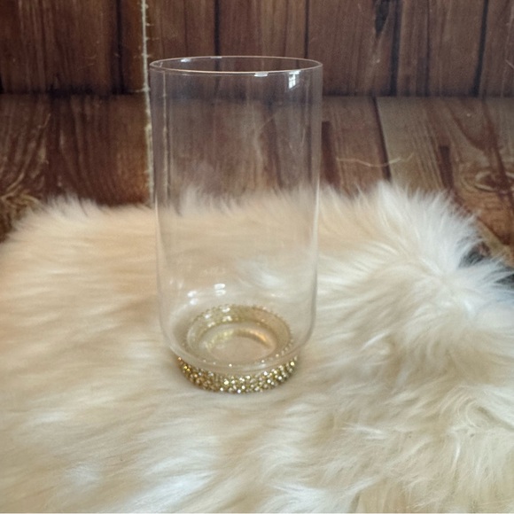 Highball Clear Glass with Rhinestone Design 6 in - Picture 2 of 7